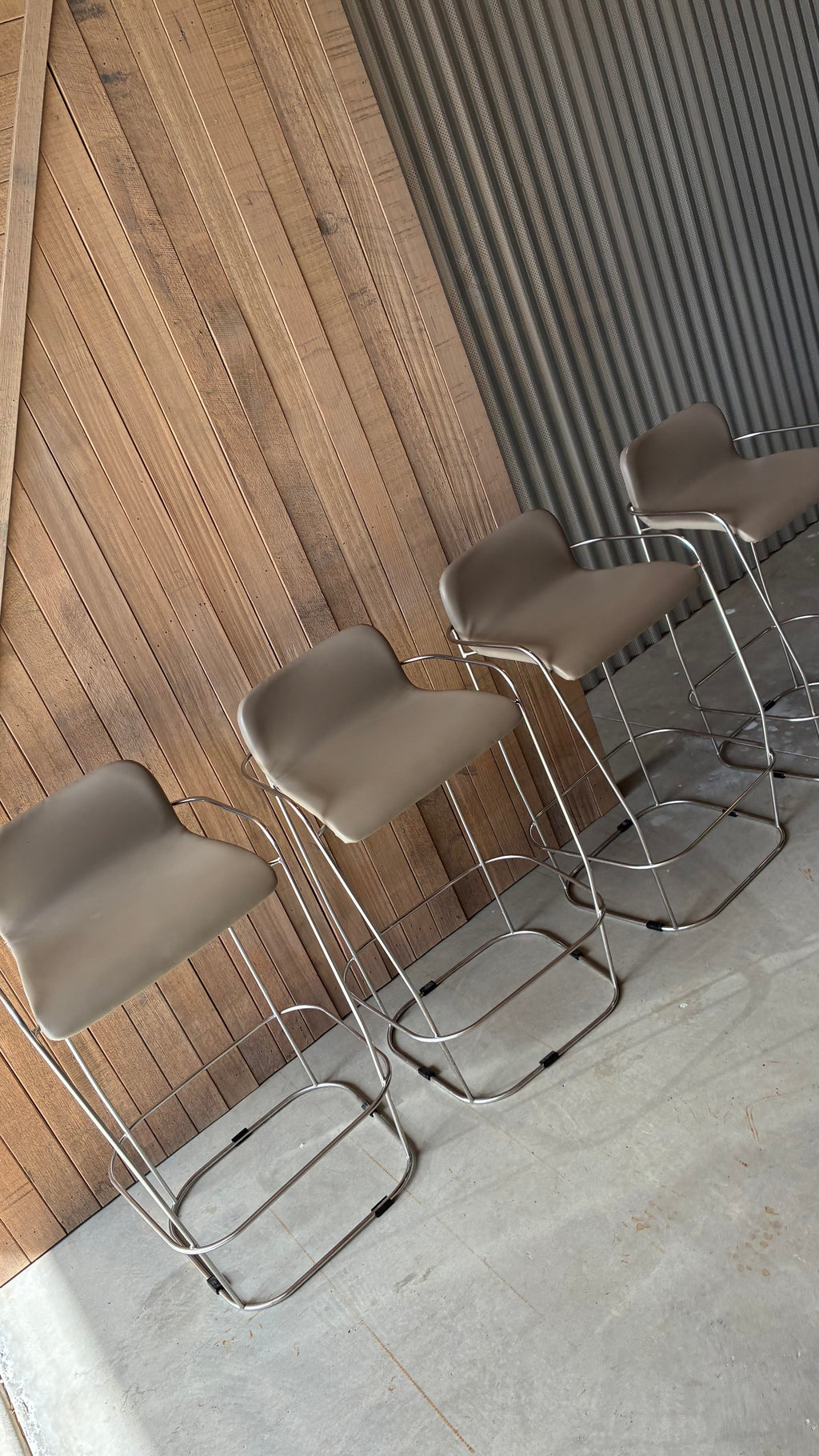 SCHIAVELLO BAR STOOLS (SET OF FOUR)