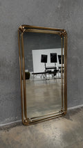 Brass Framed Wall Mirror 1970s