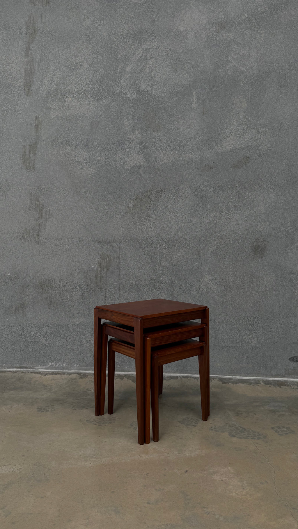 Mid-Century Teak Nesting Tables