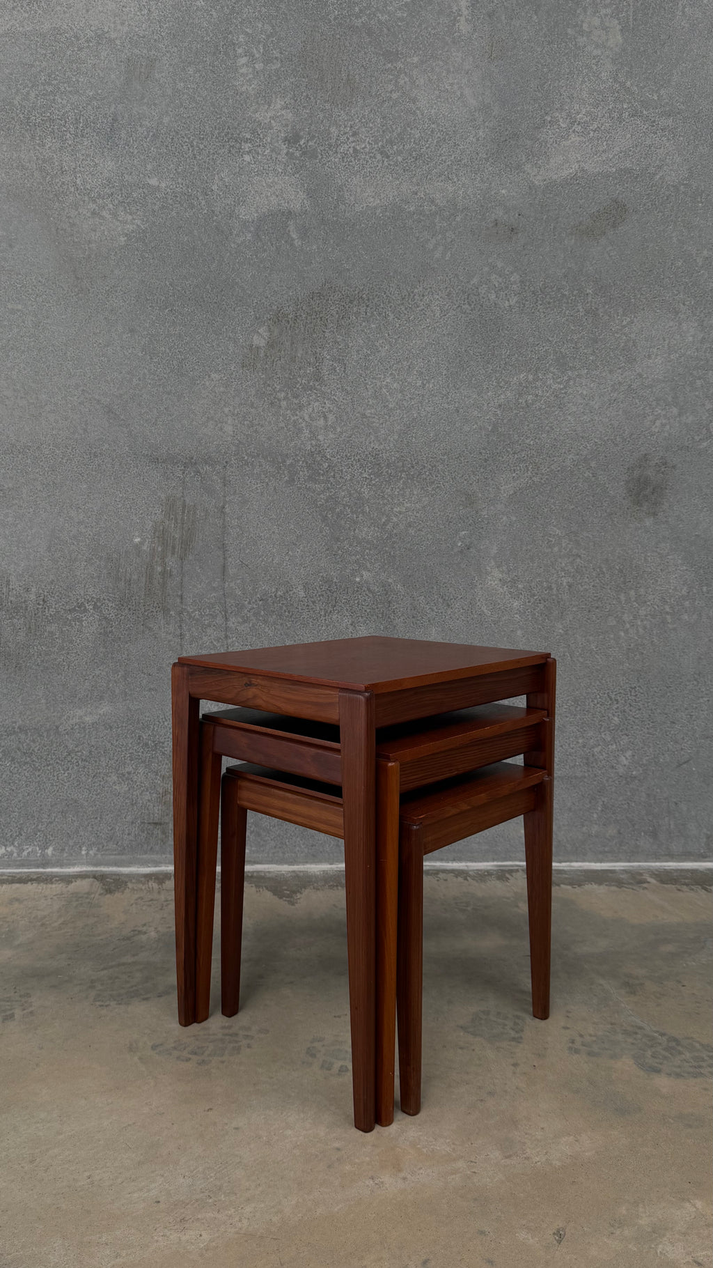 Mid-Century Teak Nesting Tables