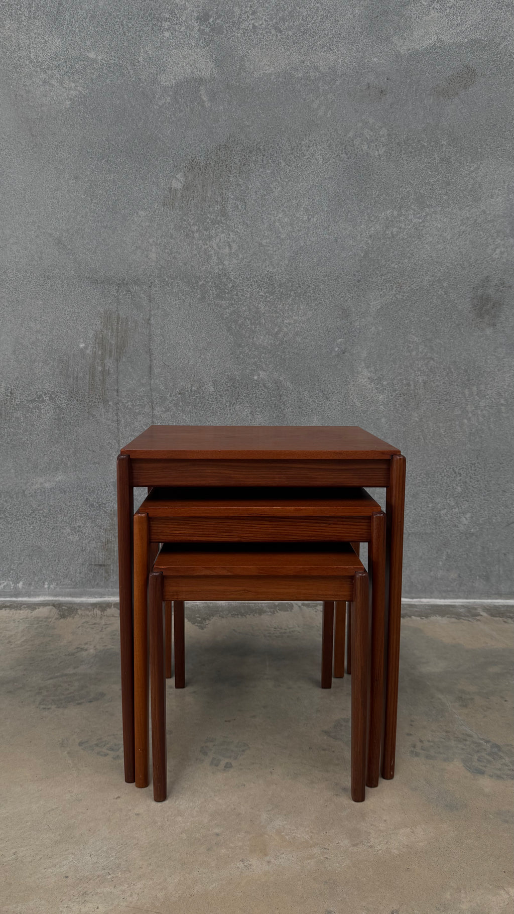 Mid-Century Teak Nesting Tables