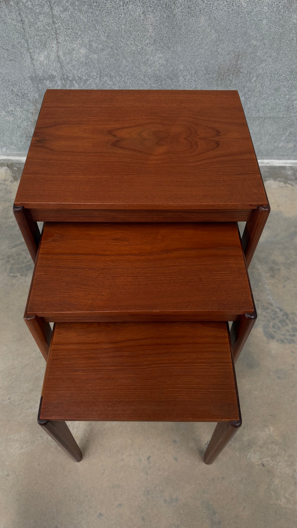 Mid-Century Teak Nesting Tables