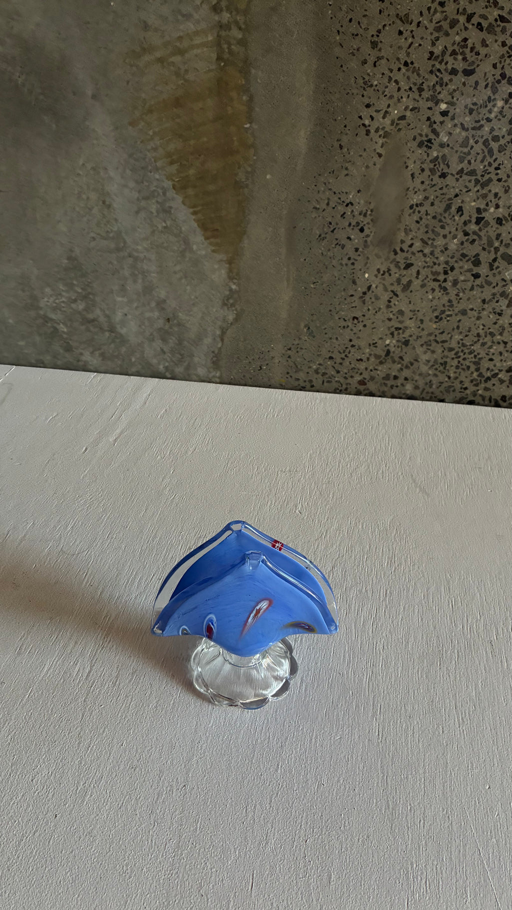 Murano Glass Fan Vase