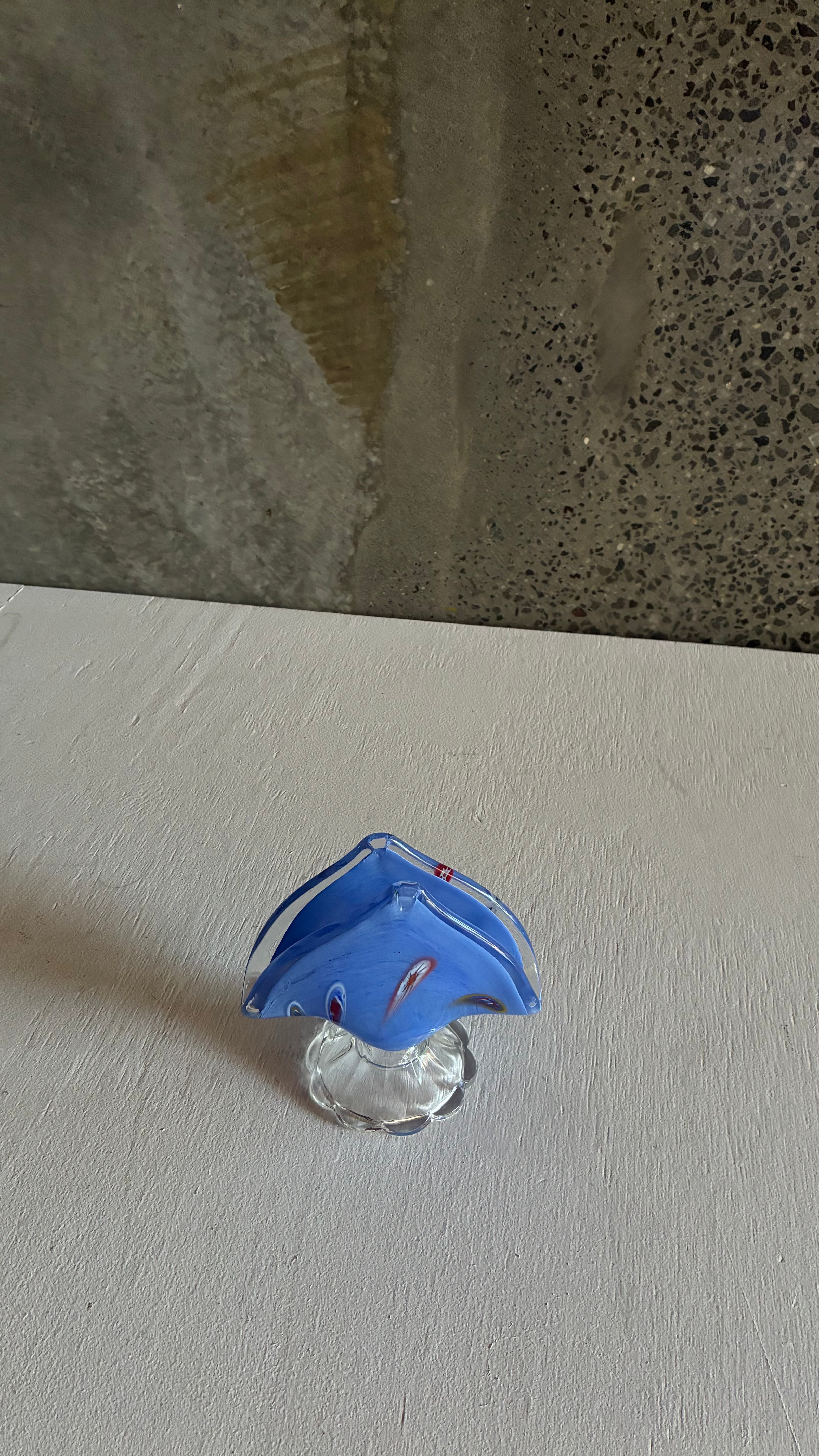 Murano Glass Fan Vase