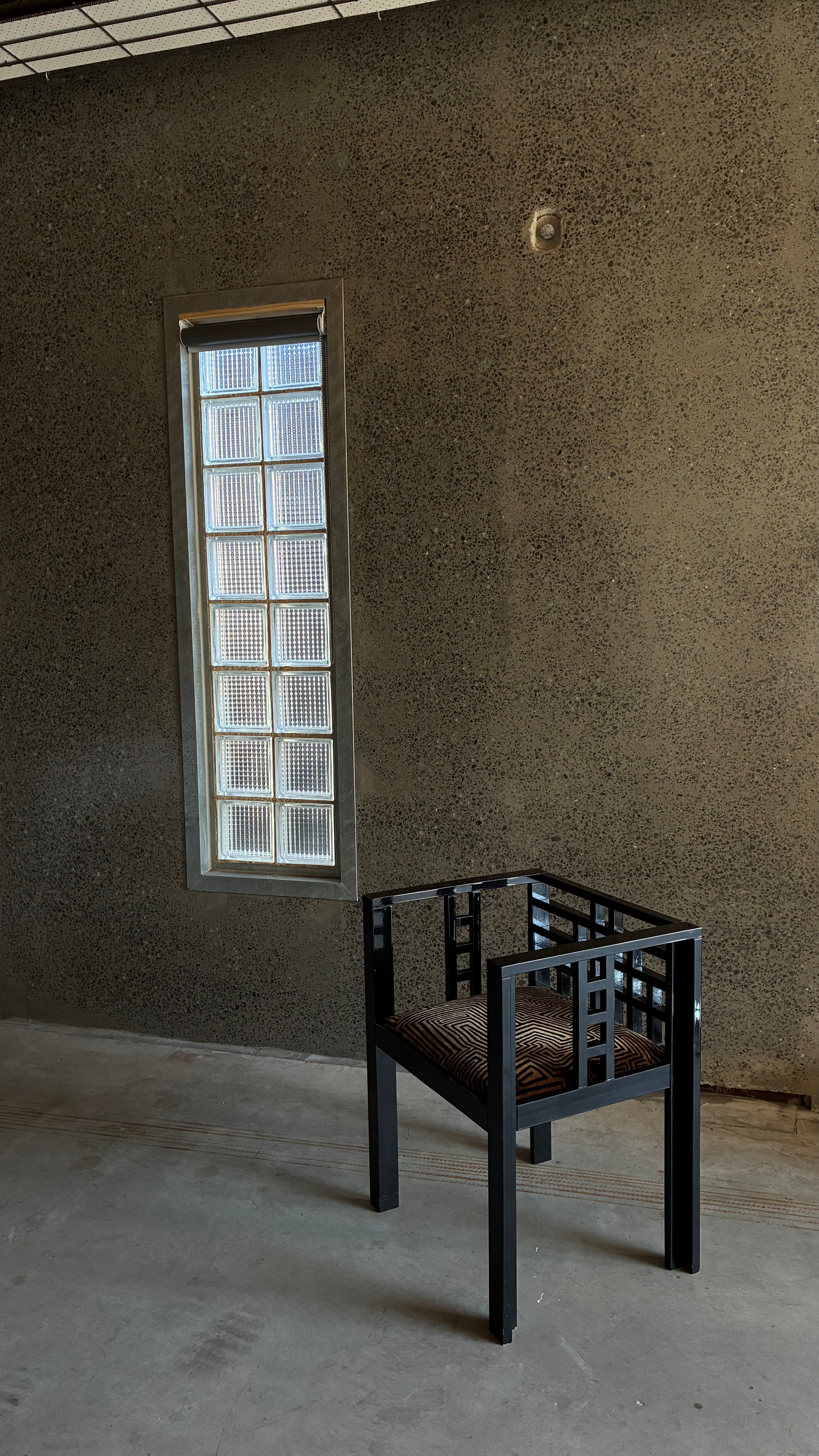 Italian Armchair in Dedar Milano Jamu Jungle 1980s