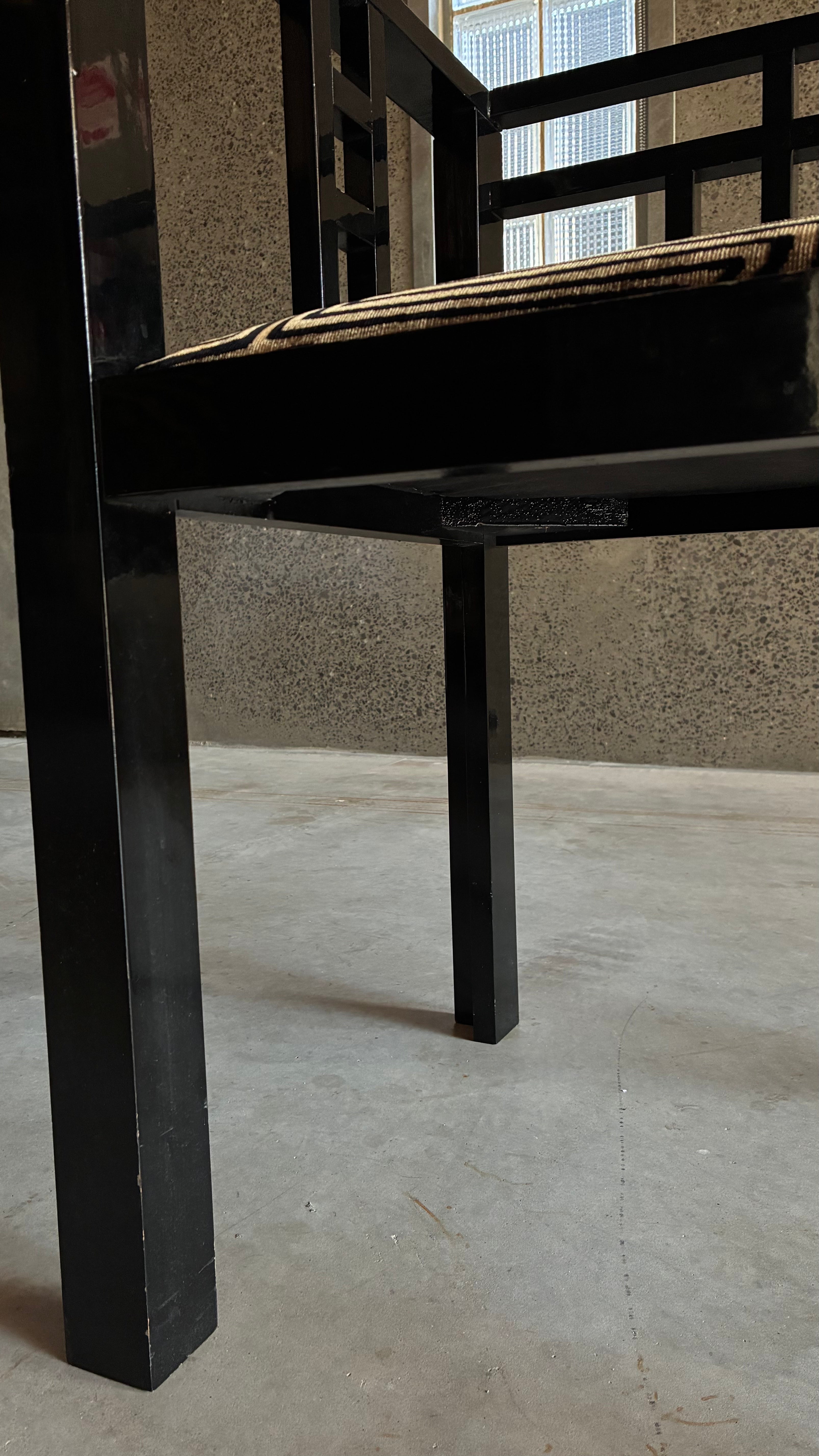Italian Armchair in Dedar Milano Jamu Jungle 1980s