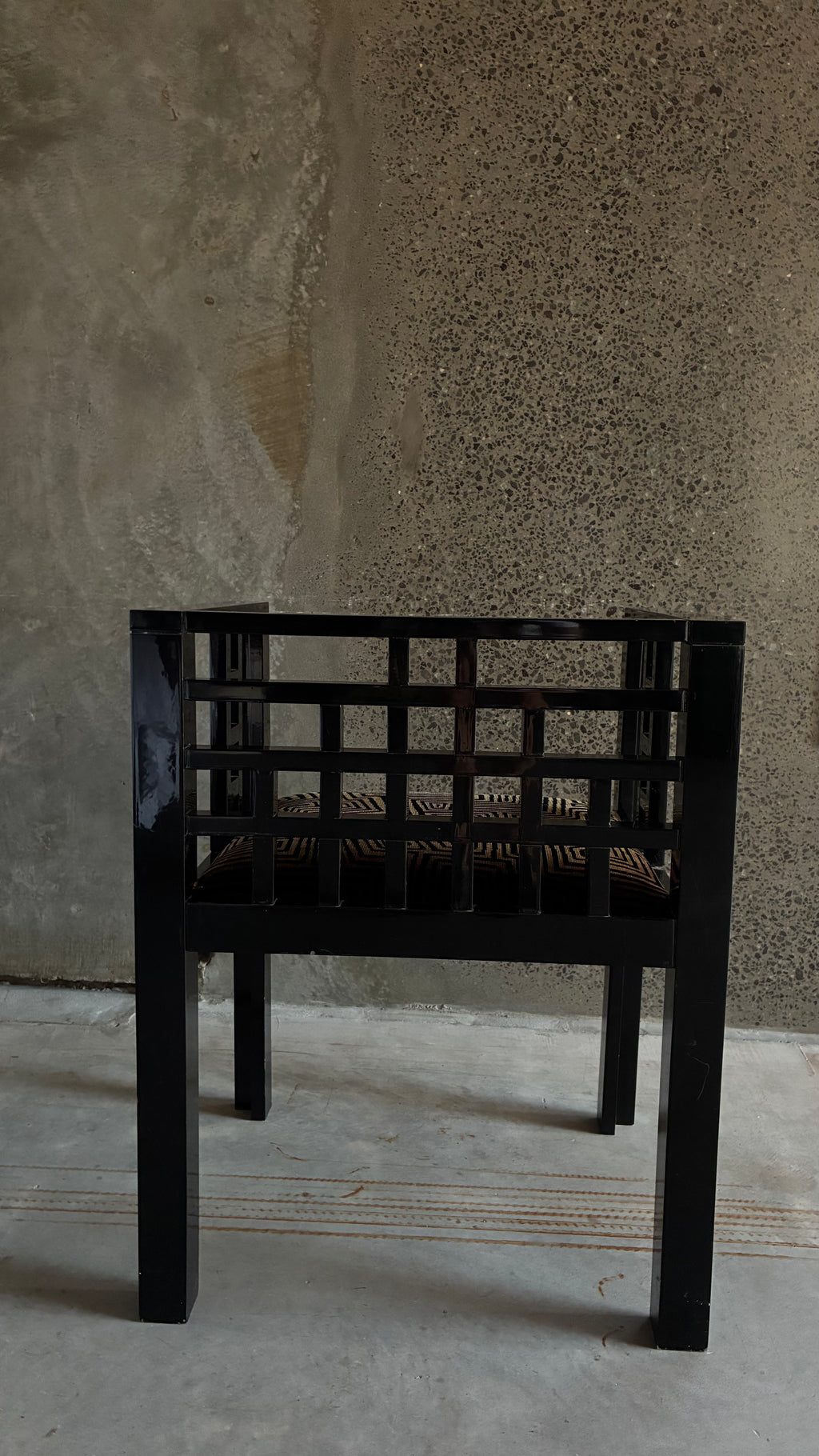 Italian Armchair in Dedar Milano Jamu Jungle 1980s
