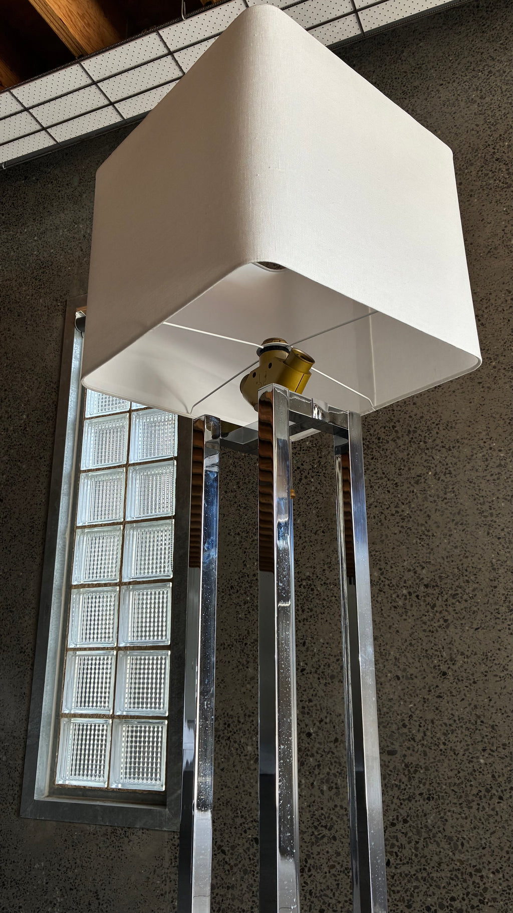 Willy Rizzo Floor Lamp for Lumica, Italy 1970s
