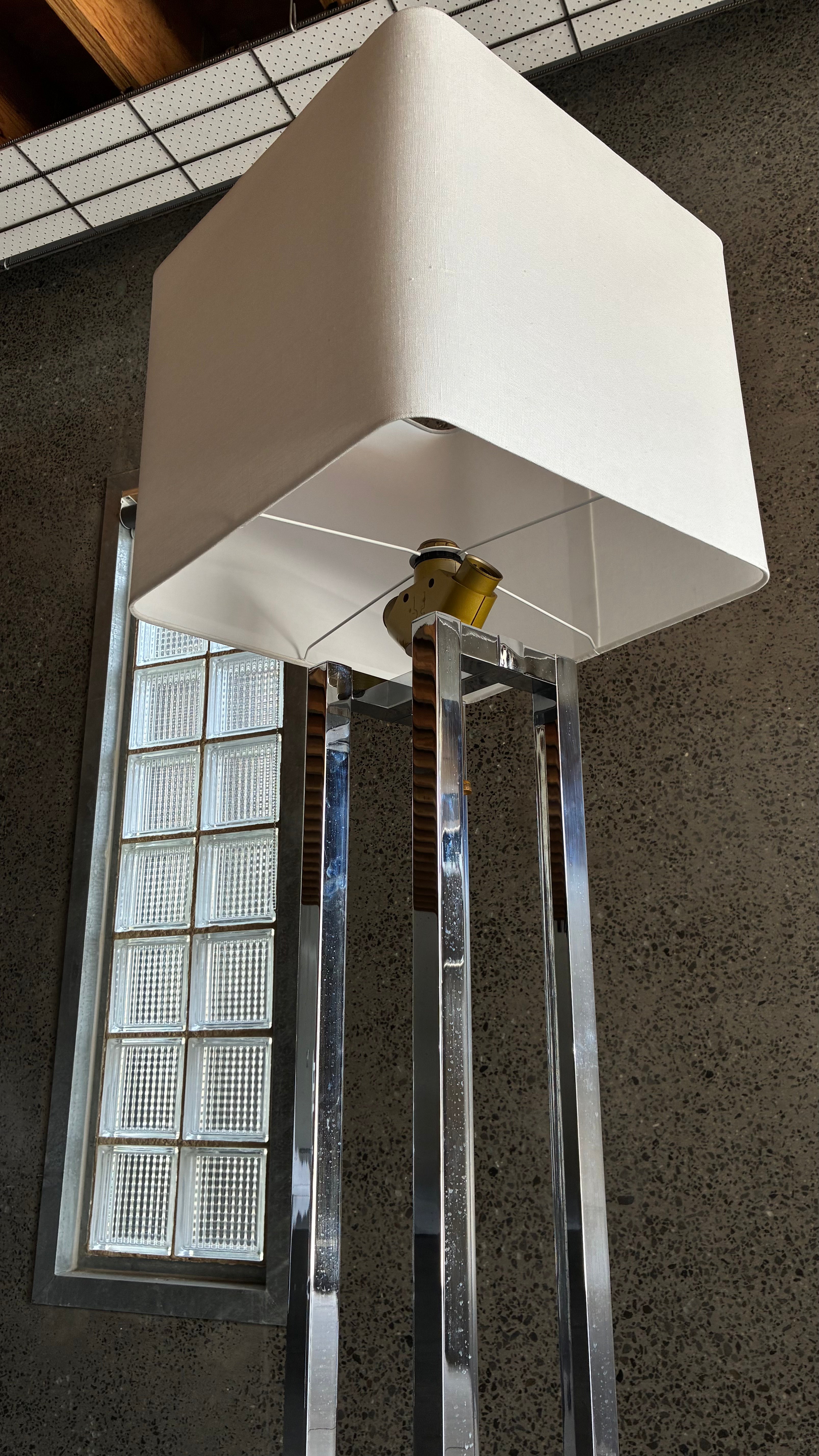 Willy Rizzo Floor Lamp for Lumica, Italy 1970s