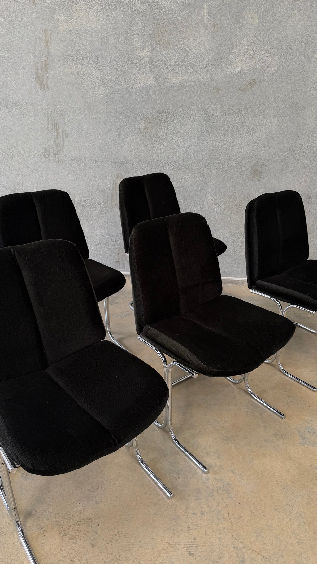 Eleganza Dining Chairs Attributed to Tim Bates for Pieff 1970s (set of six)