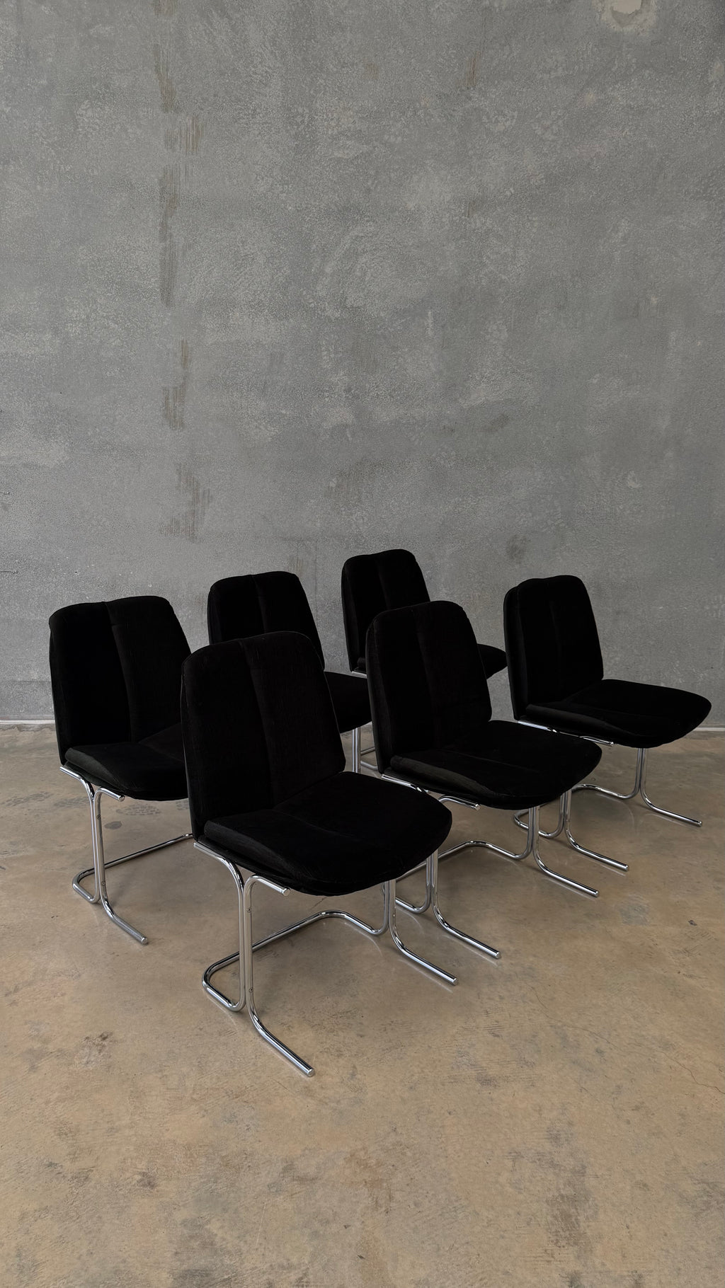 Eleganza Dining Chairs Attributed to Tim Bates for Pieff 1970s (set of six)