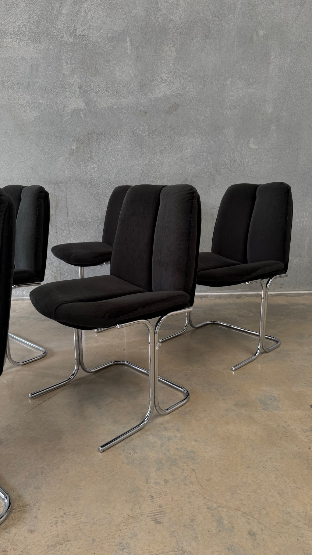 Eleganza Dining Chairs Attributed to Tim Bates for Pieff 1970s (set of six)