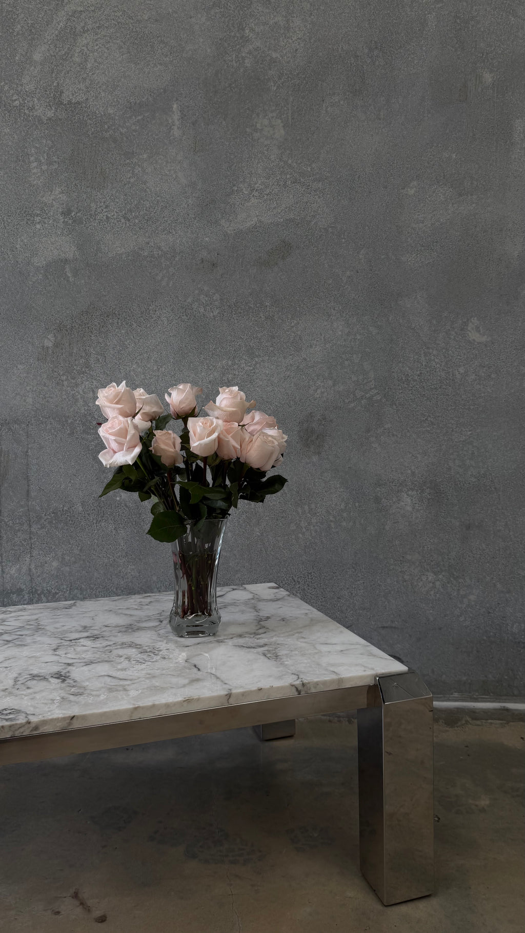 FRENCH FLUTED VASE 1980s - 1990s