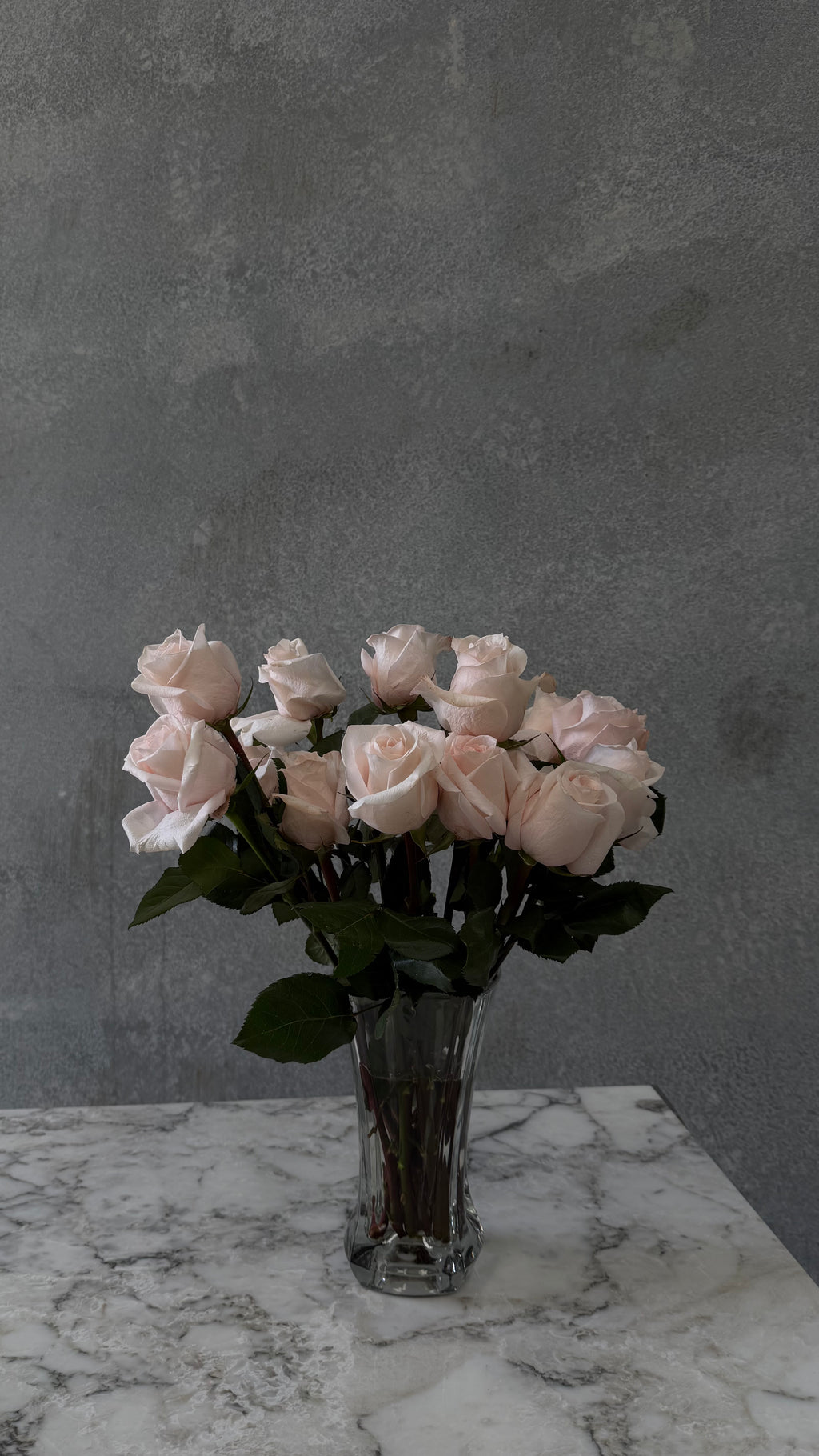 FRENCH FLUTED VASE 1980s - 1990s