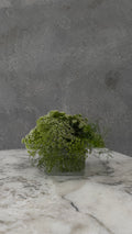Vintage Folded Glass Vase Italy 1970s