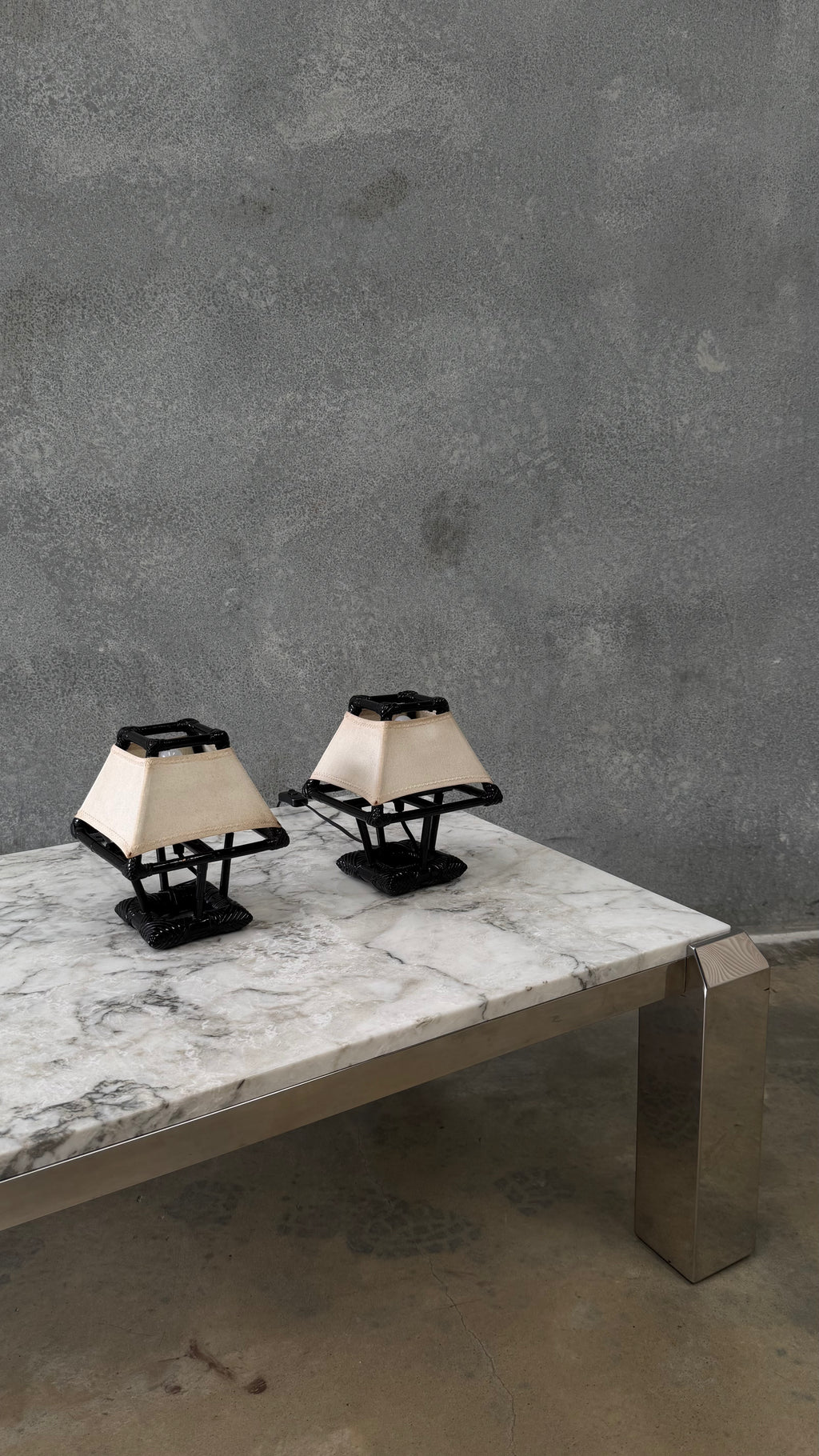 Louis Sognot Table Lamps France 1960s ( Pair )