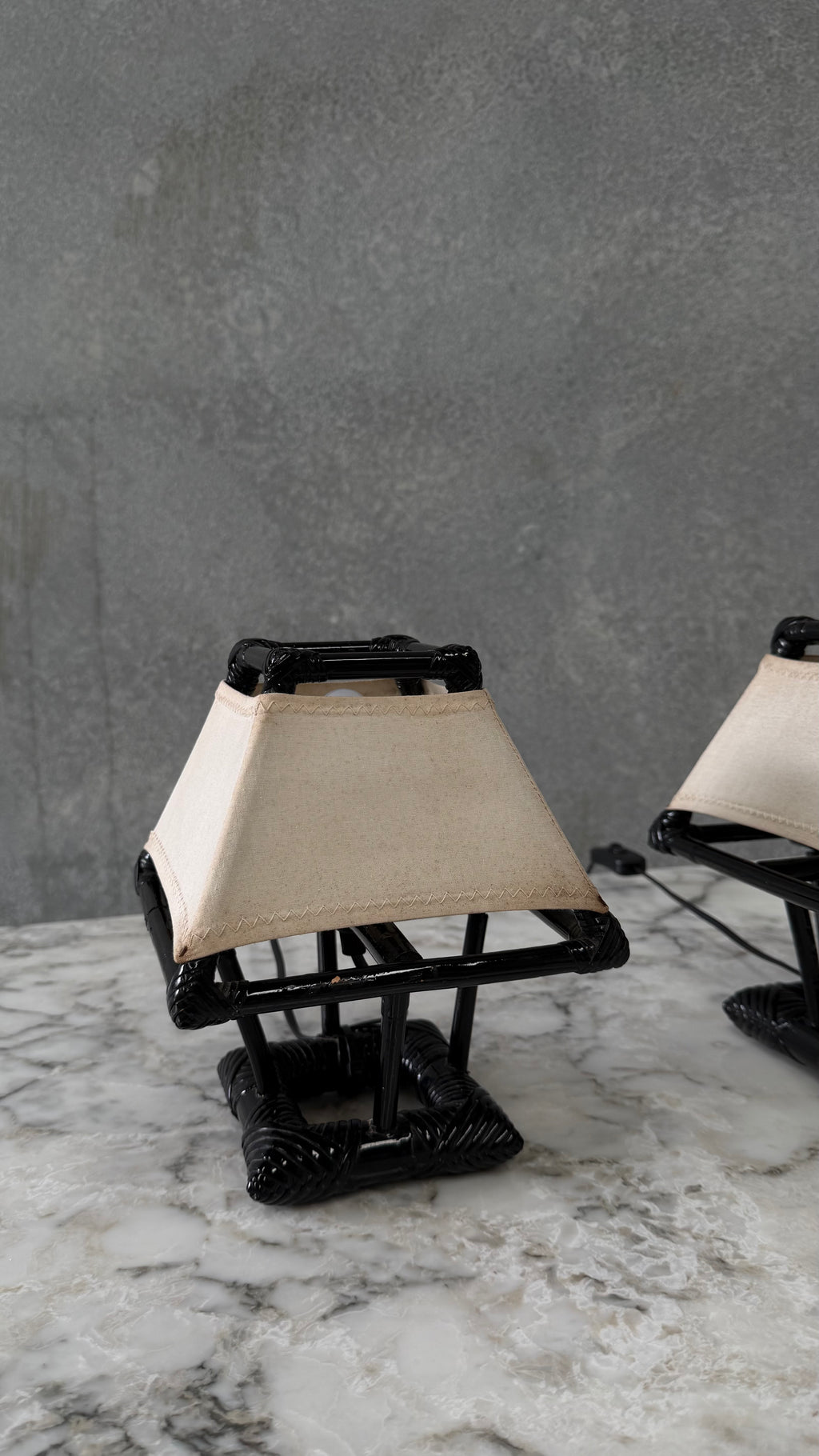 Louis Sognot Table Lamps France 1960s ( Pair )