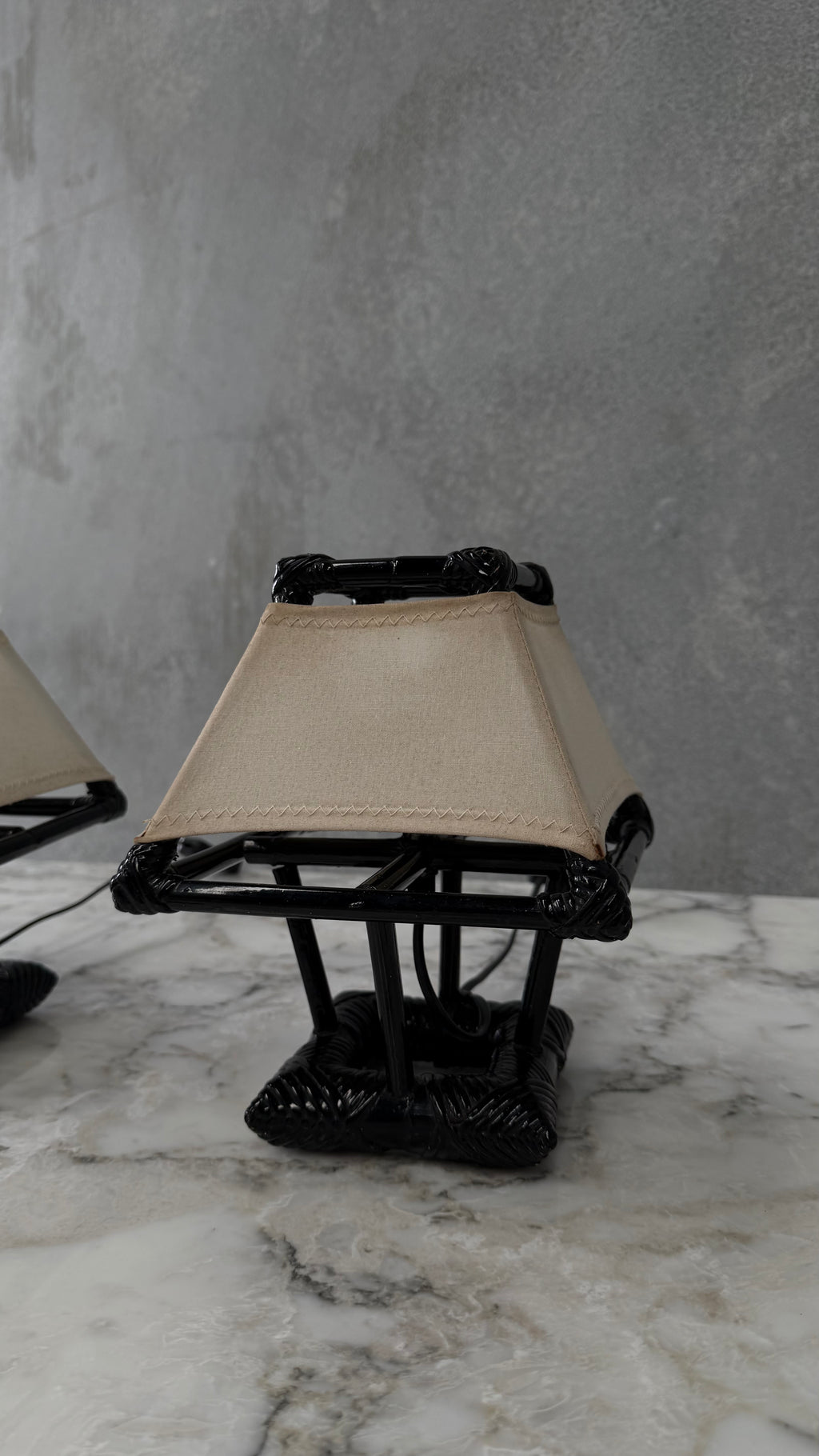 Louis Sognot Table Lamps France 1960s ( Pair )