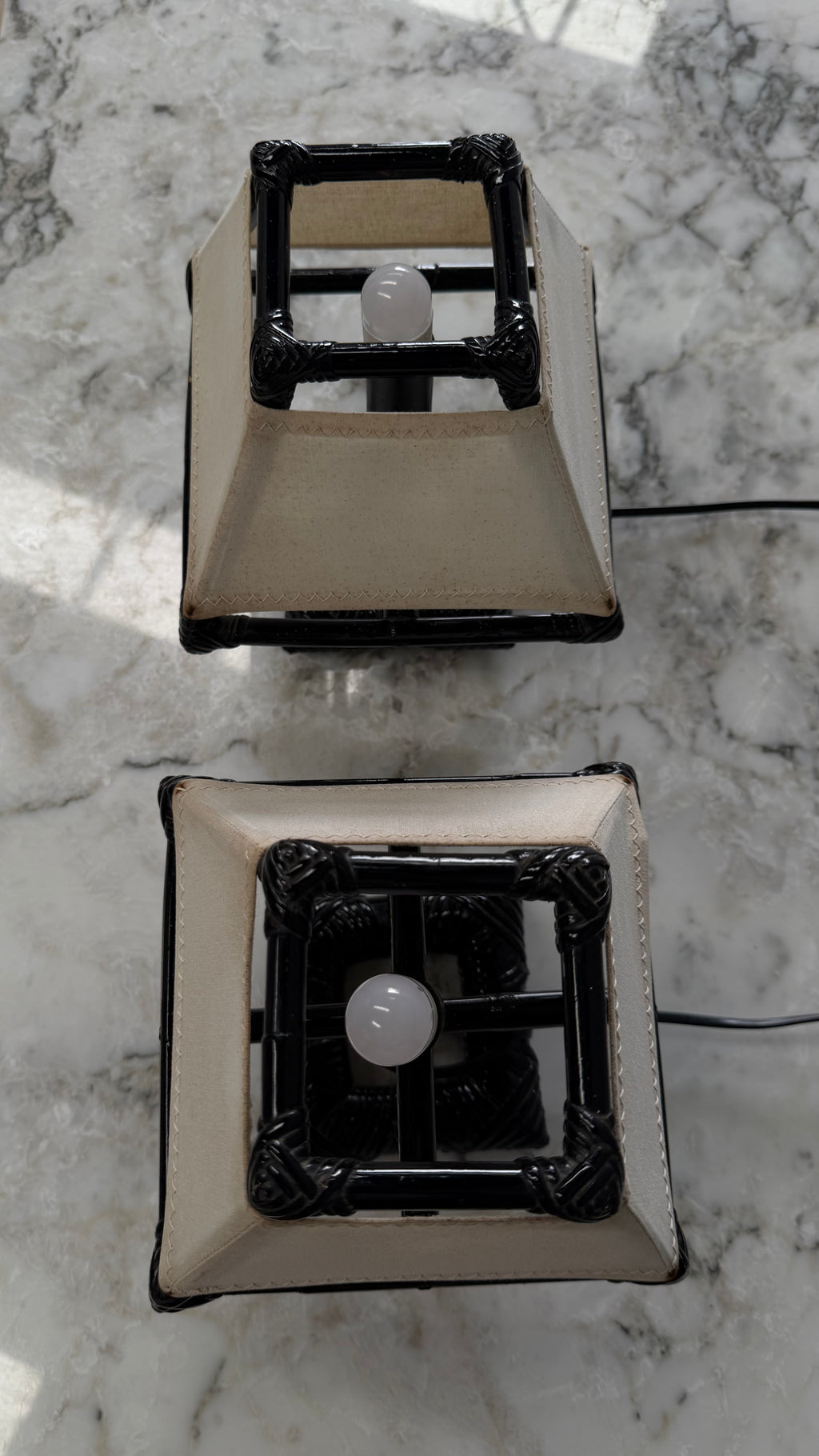 Louis Sognot Table Lamps France 1960s ( Pair )