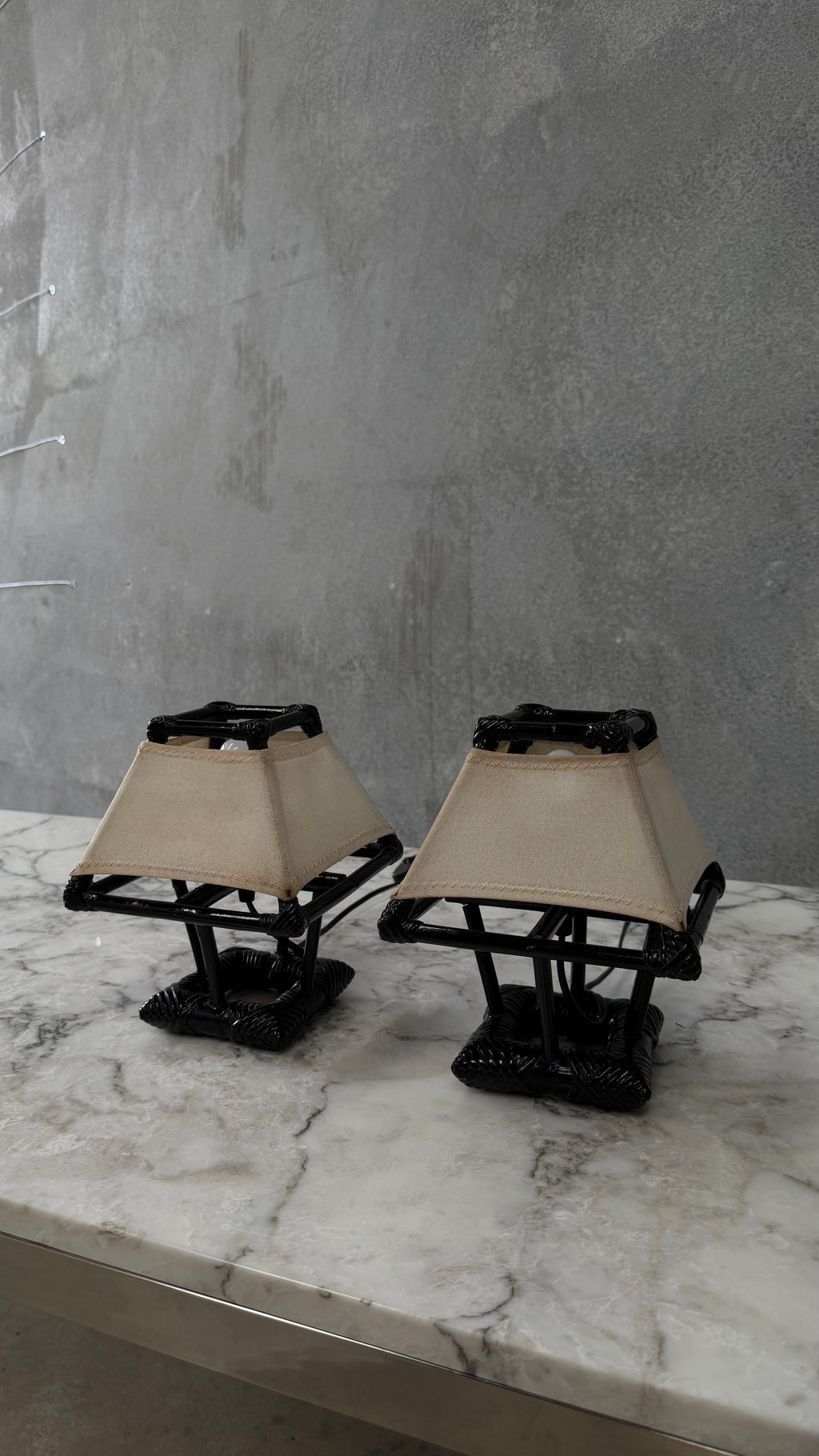 Louis Sognot Table Lamps France 1960s ( Pair )