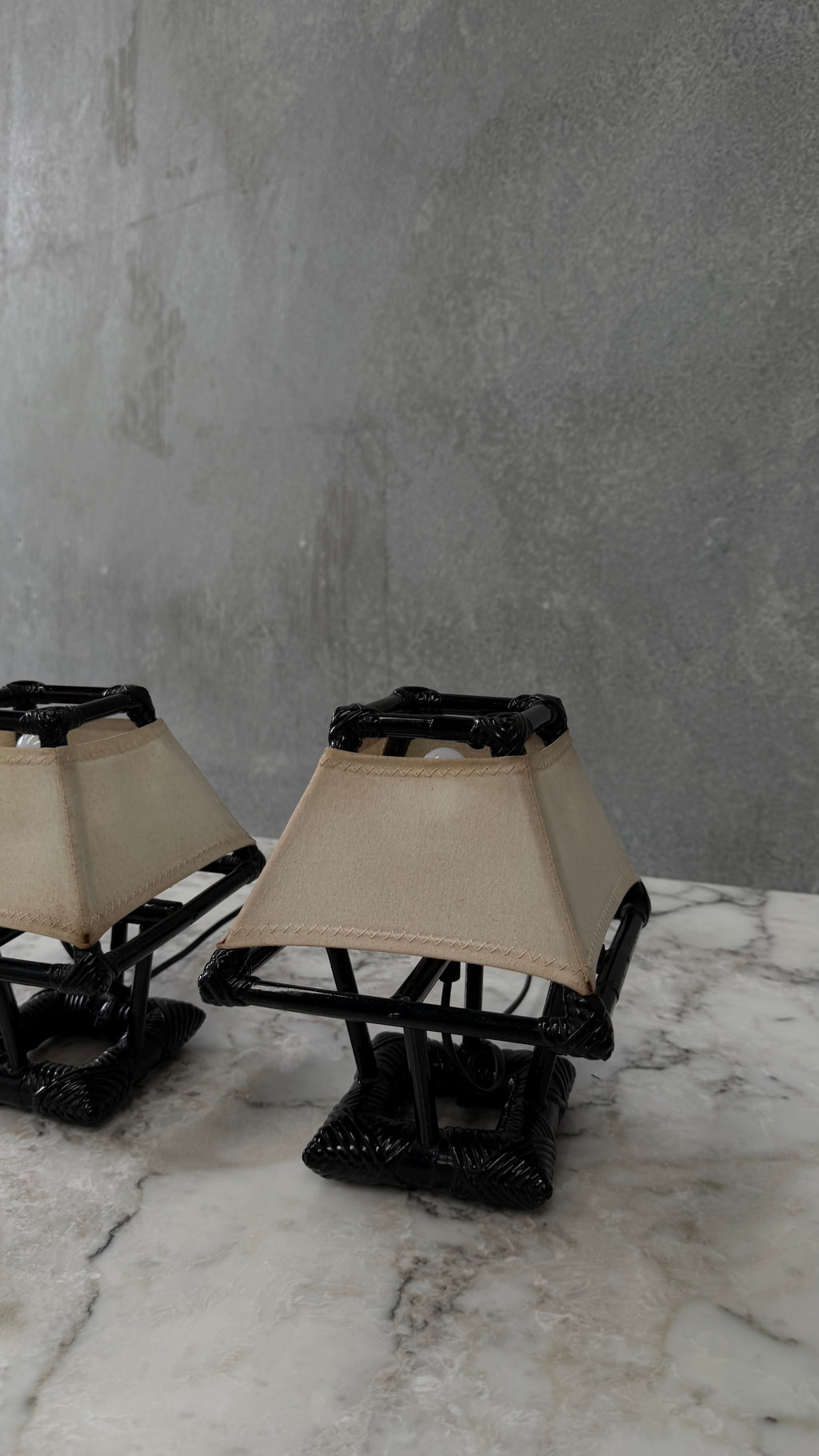 Louis Sognot Table Lamps France 1960s ( Pair )