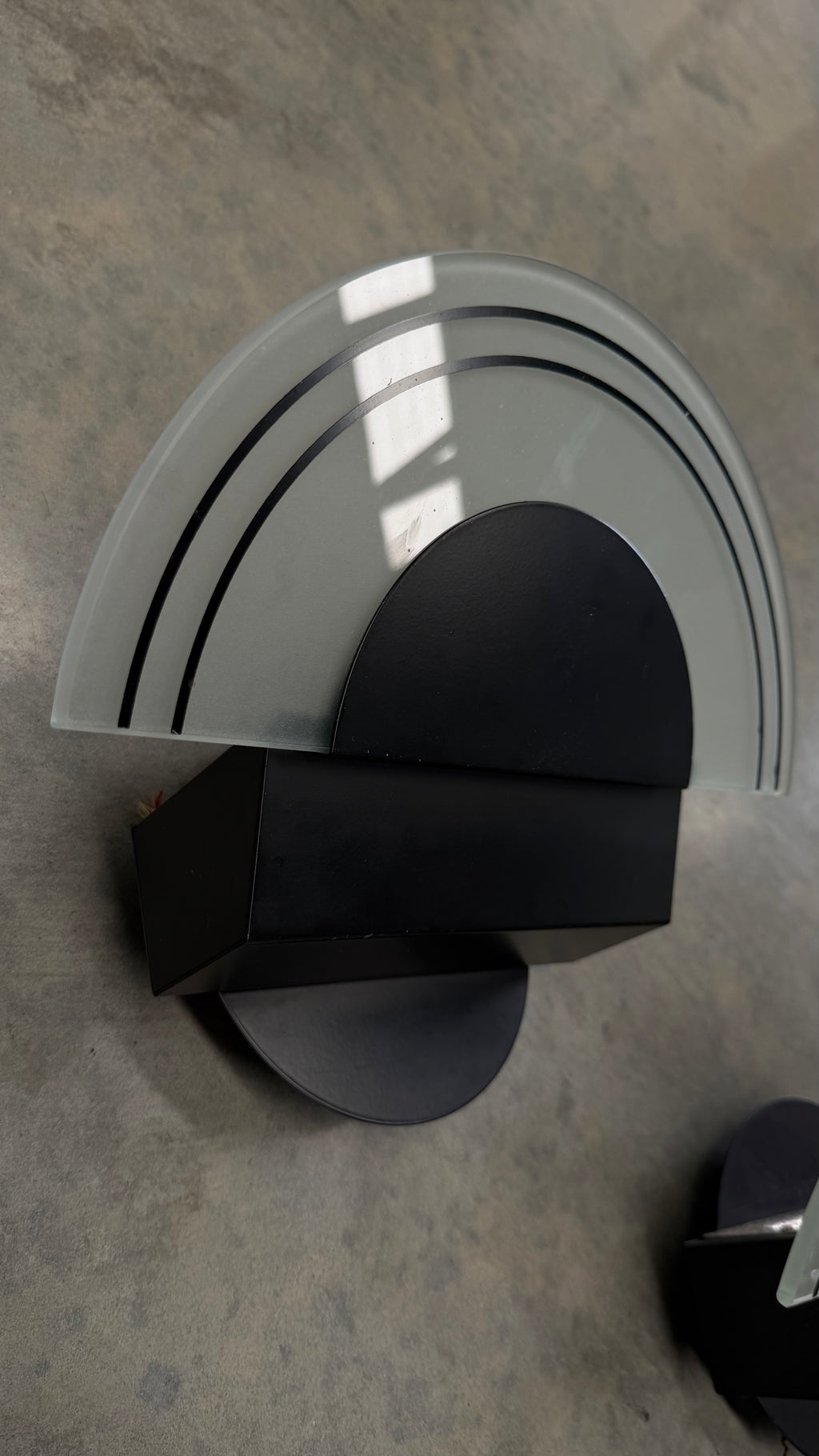 Italian Memphis-Style Wall Sconces 1980s (pair)