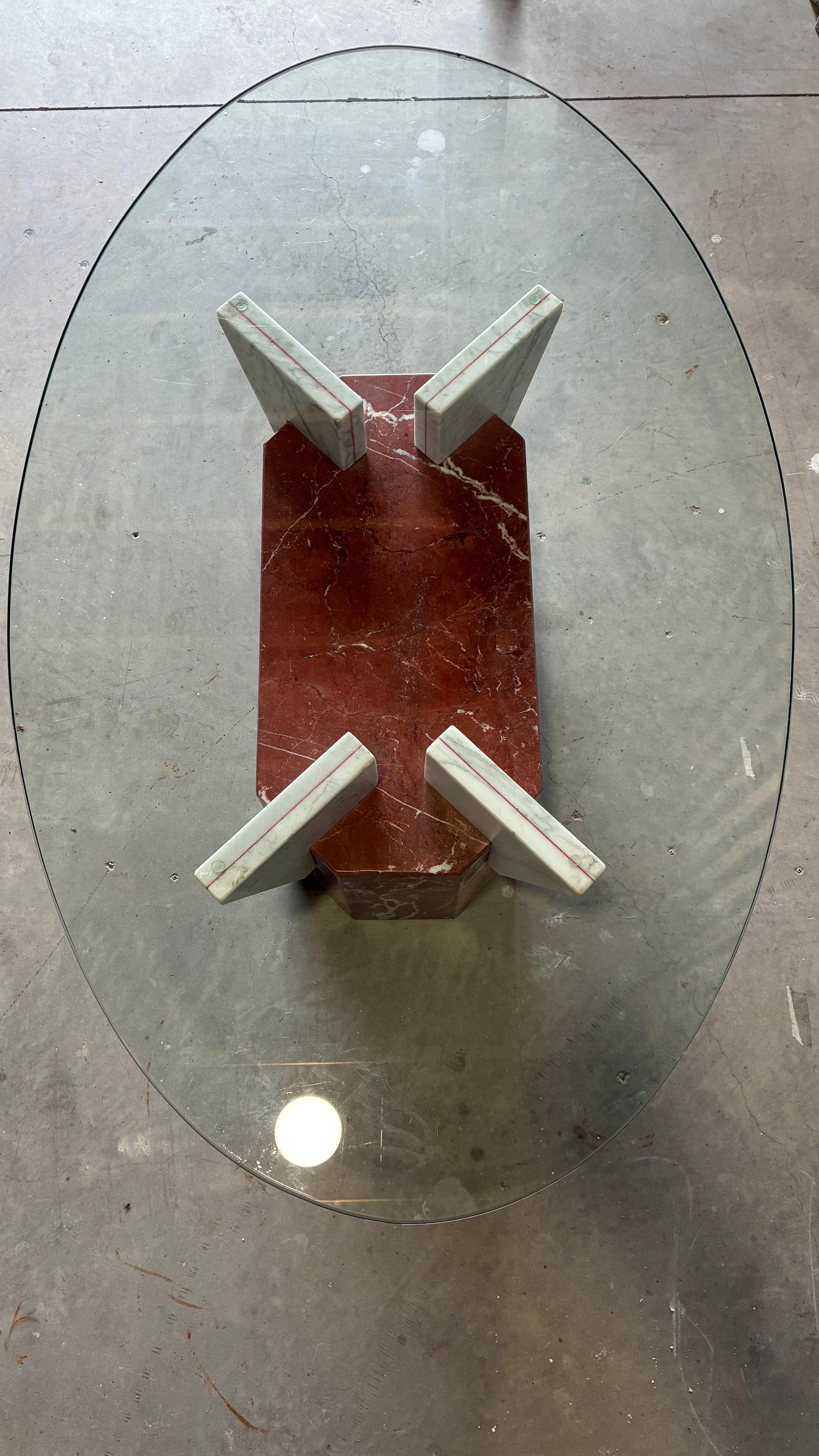 ITALIAN ROSSO VERONA COFFEE TABLE