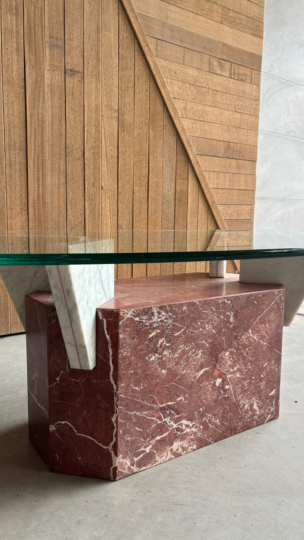 ITALIAN ROSSO VERONA COFFEE TABLE