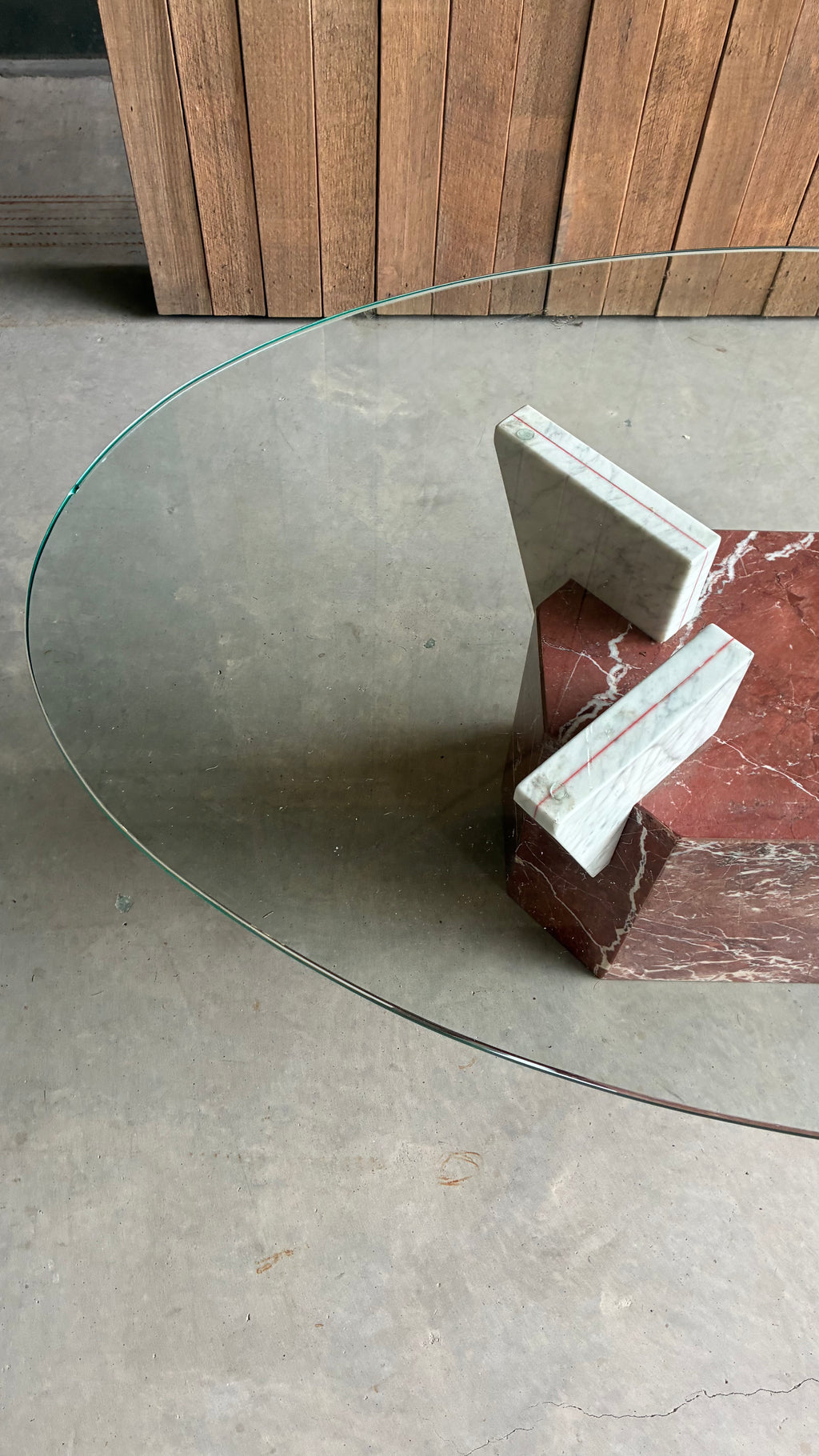 ITALIAN ROSSO VERONA COFFEE TABLE