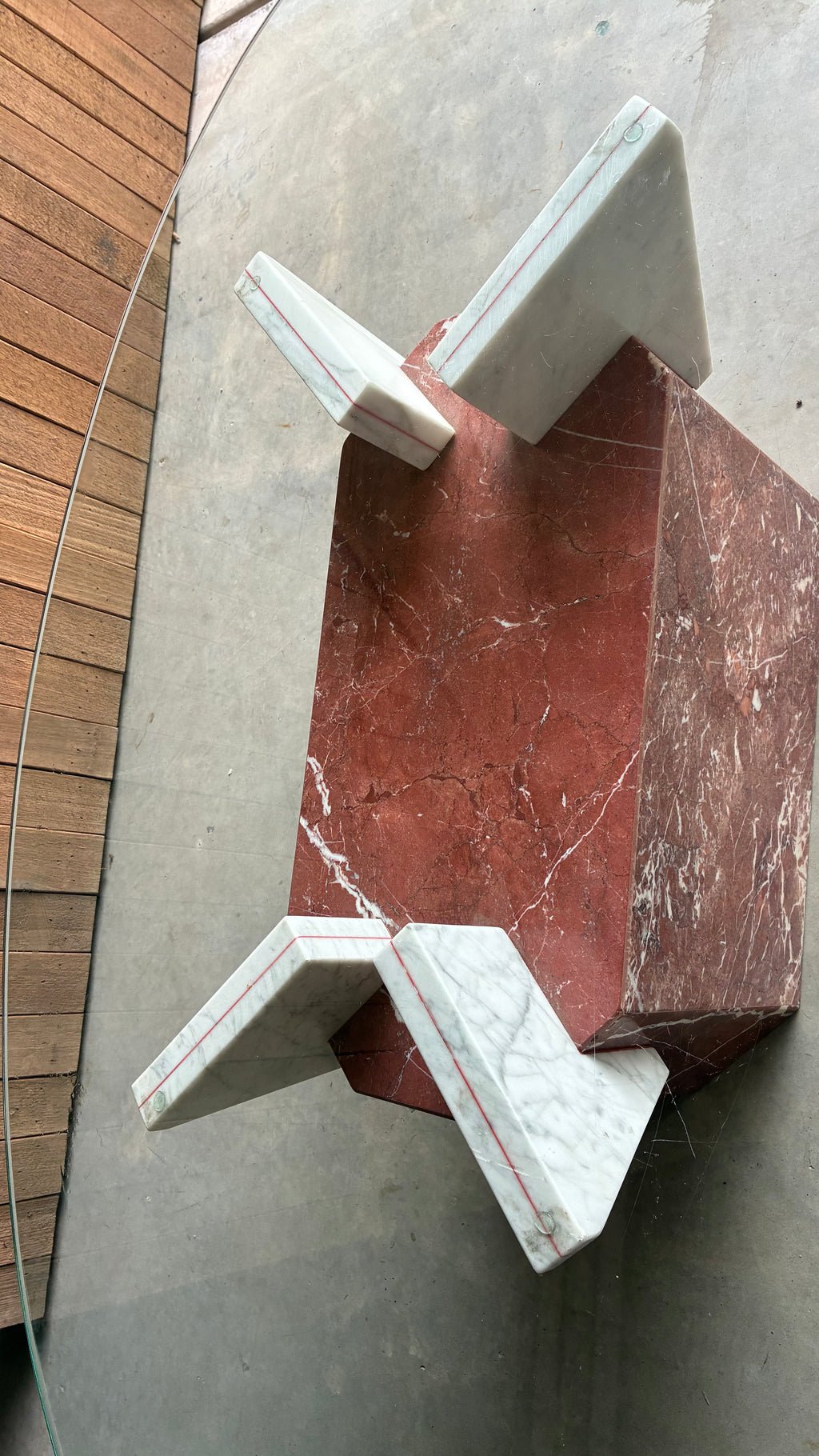ITALIAN ROSSO VERONA COFFEE TABLE