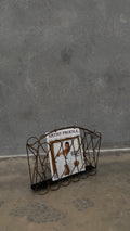 Italian Mid-century Brass Magazine Holder