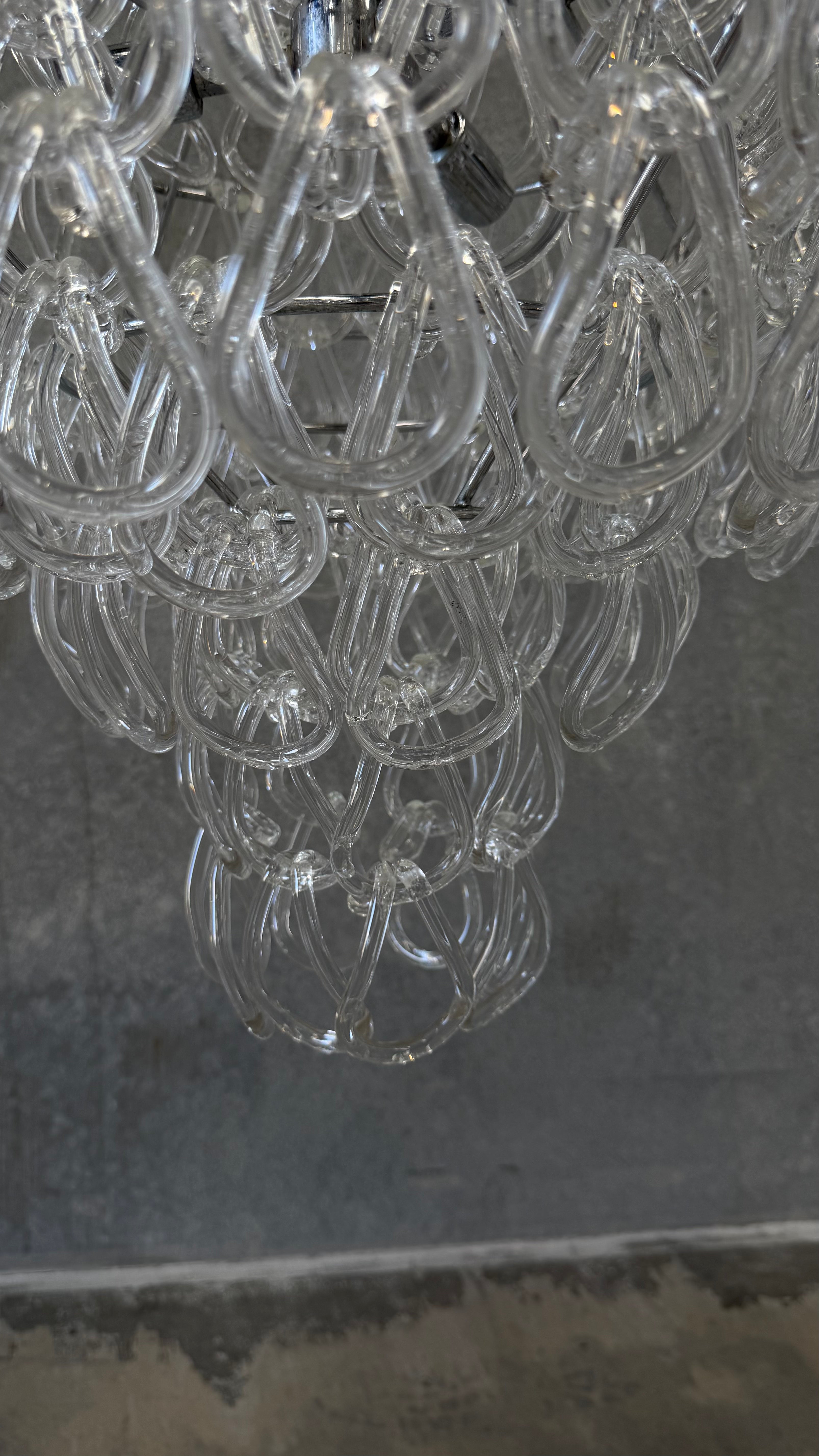Giogali SP 50 Glass Pendant by Vistosi Italy 1970s