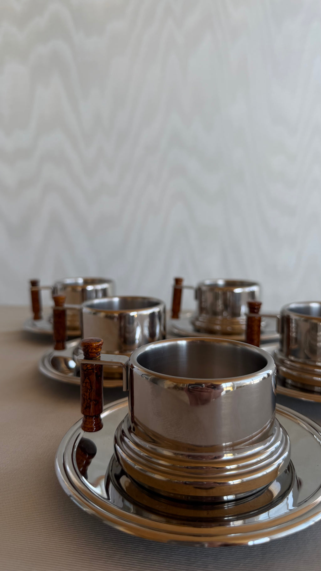 Alpu Puppieni Stainless Steel Espresso Set