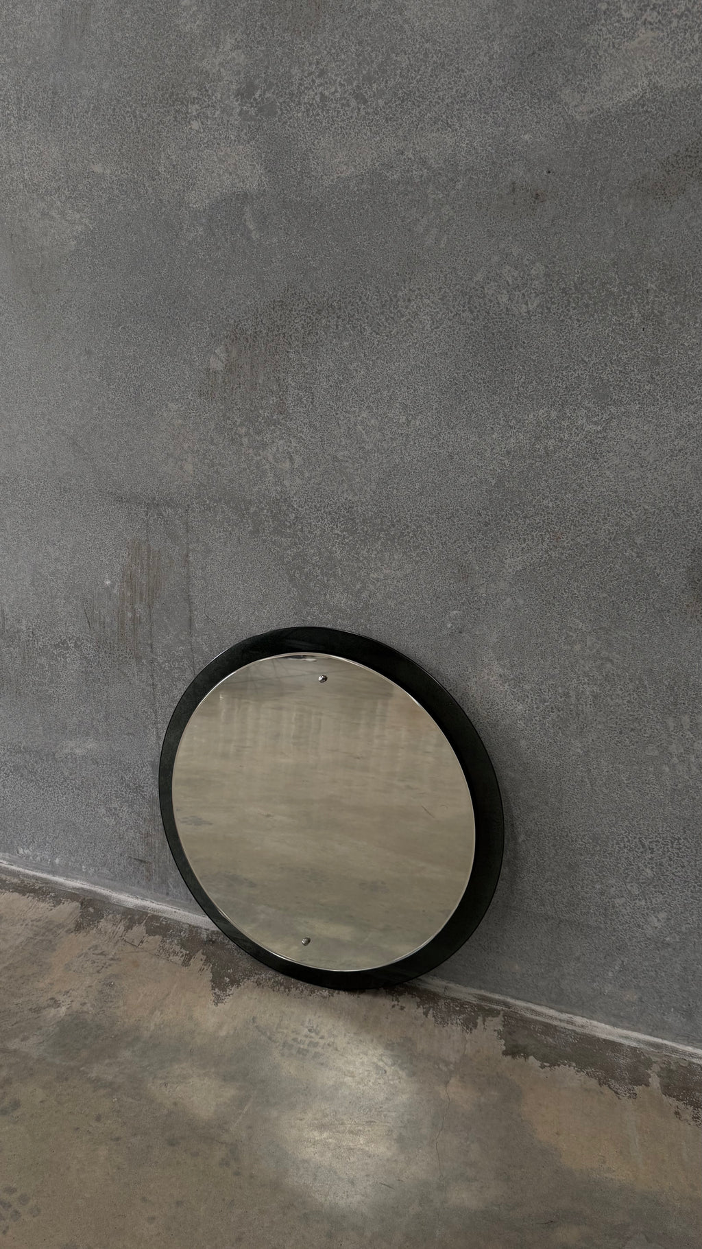 1970s Italian Smoked Glass Mirror