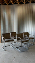 BRNO-STYLE CANTILEVER CHAIRS (SET OF FOUR)