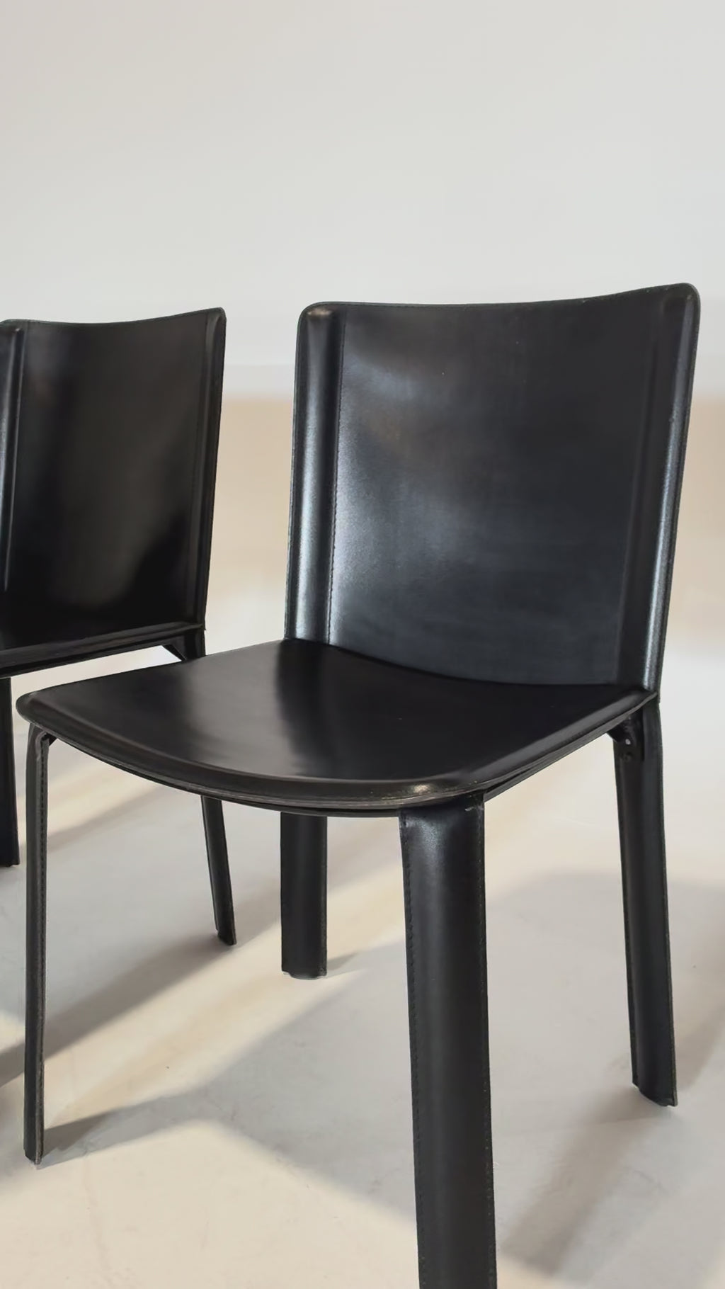 CIDUE LEATHER DINING CHAIRS (SET OF 6)